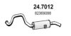 LANCIA 82369088 End Silencer